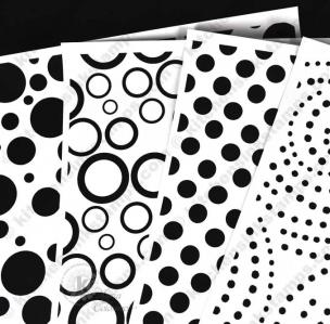 Various Circles, Spots, Rings, Polka-Dots, Swirling Dots, background, Digi laser printer download