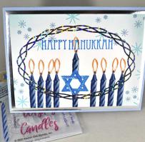 Hanukkah card - from Kitchen Sink Stamps