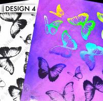 BKGD Design 4 - Butterflies Digi laser printer download