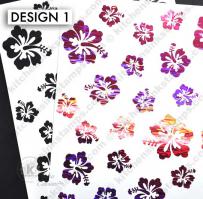 BKGD Design 1 - Hibiscus bkgd pattern Digi laser printer download