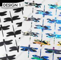 BKGD Design 1 - Dragonflies bkgd pattern Digi laser printer download