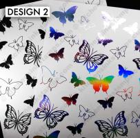 BKGD Design 2 - Butterflies Digi laser printer download