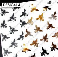 BKGD Design 4 - Bees Digi laser printer download