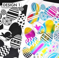 BKGD Design 1 - Large Easter Eggs bkgd pattern Digi laser printer download