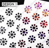 BKGD Design 1 - Retro Stars bkgd pattern Digi laser printer download