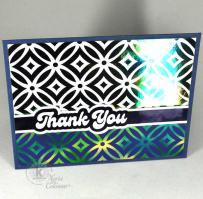 Masculine Thank You Card - from Kitchen Sink Stamps