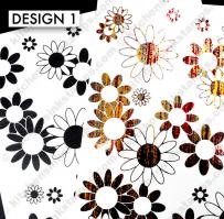 BKGD Design 1 - Cheerful Daisies bkgd pattern Digi laser printer download