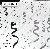 BKGD Design 1 - Confetti and Streamers bkgd pattern Digi laser printer download