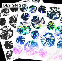BKGD Design 2 - Tropical Leaves Digi laser printer download
