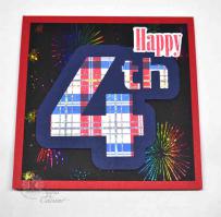4th July Firweworks Card - from Kitchen Sink Stamps