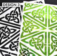 BKGD Design 3 - Celtic Knots bkgd pattern Digi laser printer download