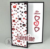 X O X O Masculine Valentine card - from Kitchen Sink Stamps