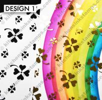 BKGD Design 1 - shamrocks bkgd pattern Digi laser printer download