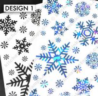 BKGD Design 1 - Snowflakes bkgd pattern Digi laser printer download