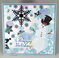 Snowy Holiday Greetings - from Kitchen Sink Stamps