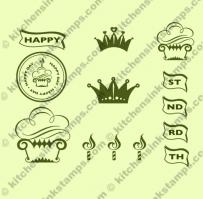 extras crowns birthday Digi laser printer download